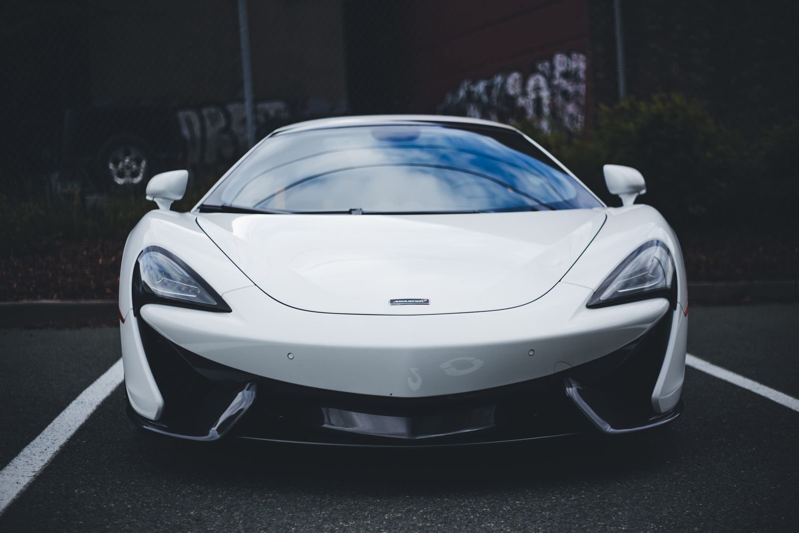 Close-up de carro branco de luxo
